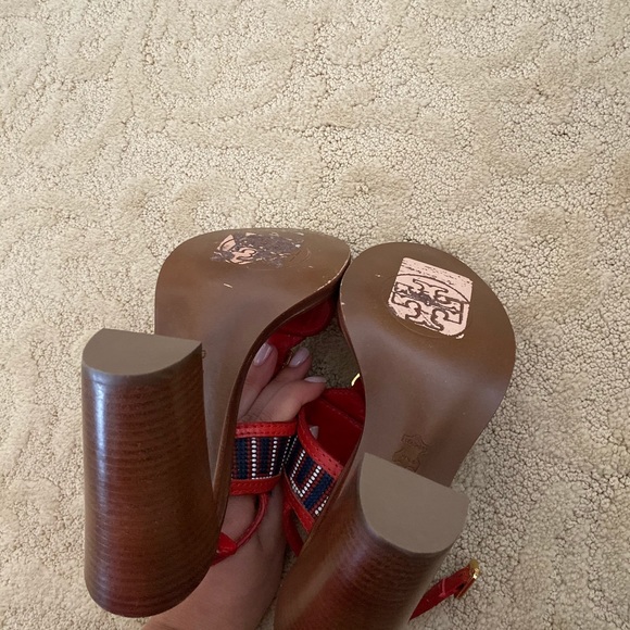 Tory Burch Florian Heeled Sandal - Picture 3 of 5